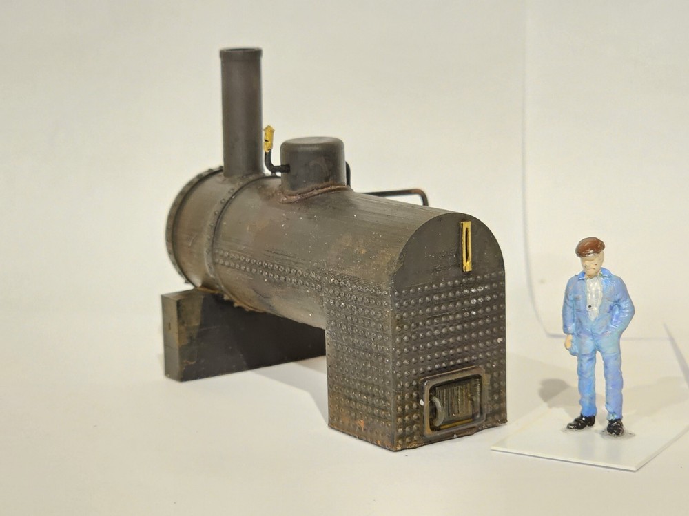 O Scale Horizontal Boiler - 3D Printed