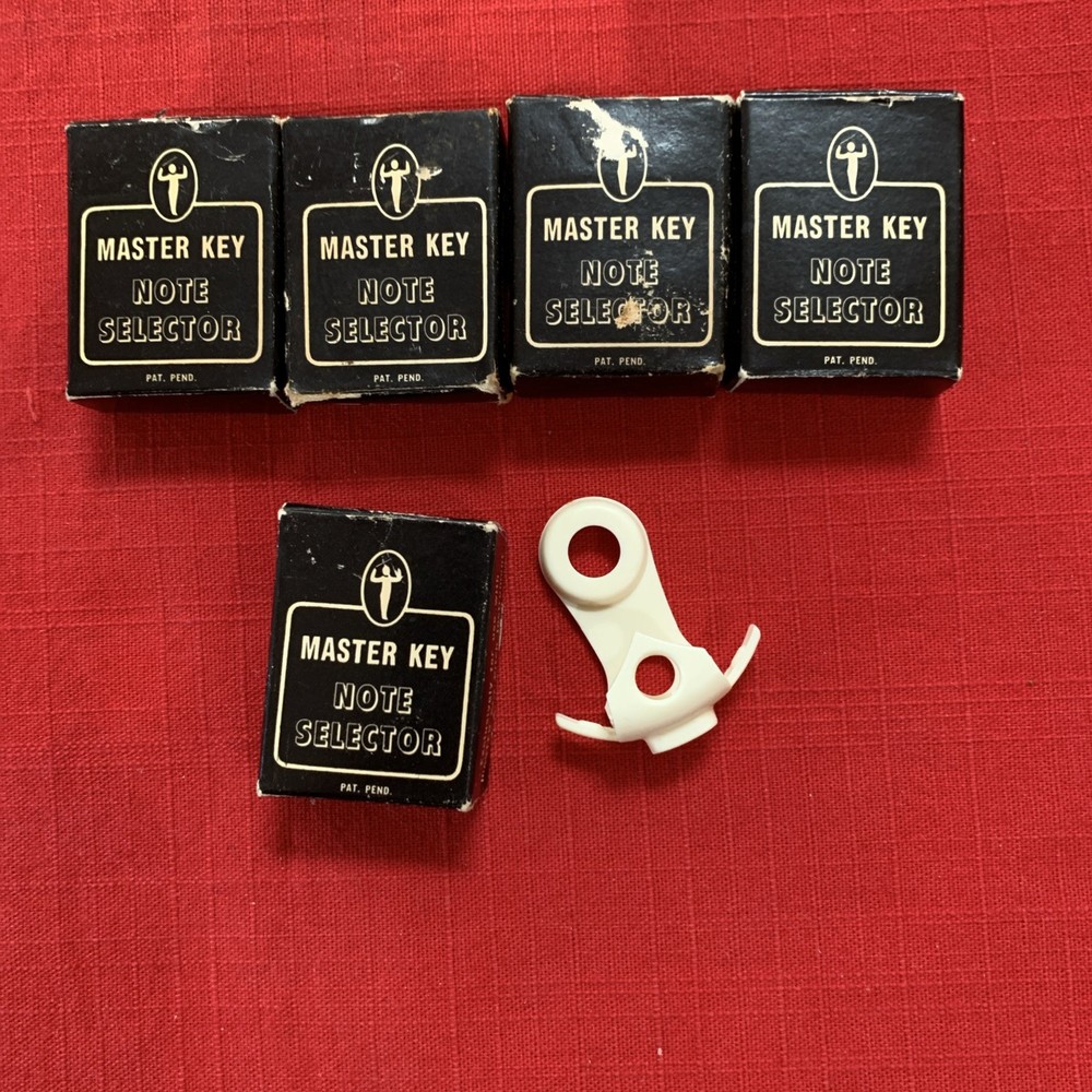 WM Kratt Master Key Note Selectors (lot of 5)