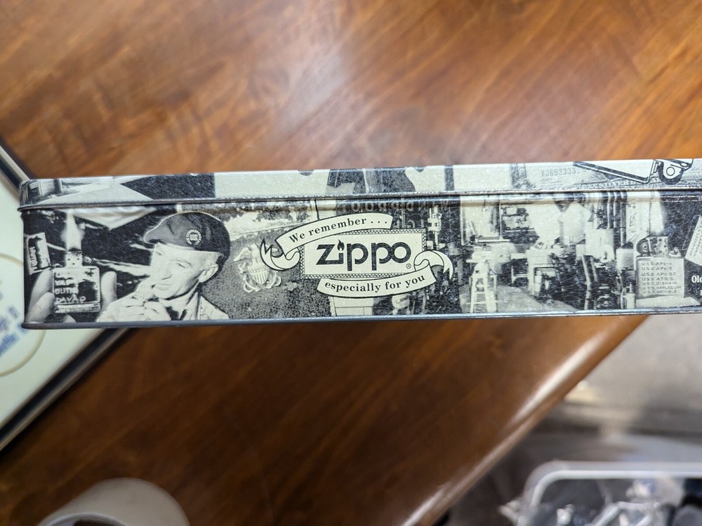 ZIPPO LIGHTER COLLECTABLE VINTAGE TIN