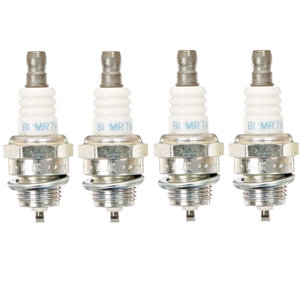 GENUINE OEM NGK PART # BPMR7A; SPARK PLUG 4 PACK