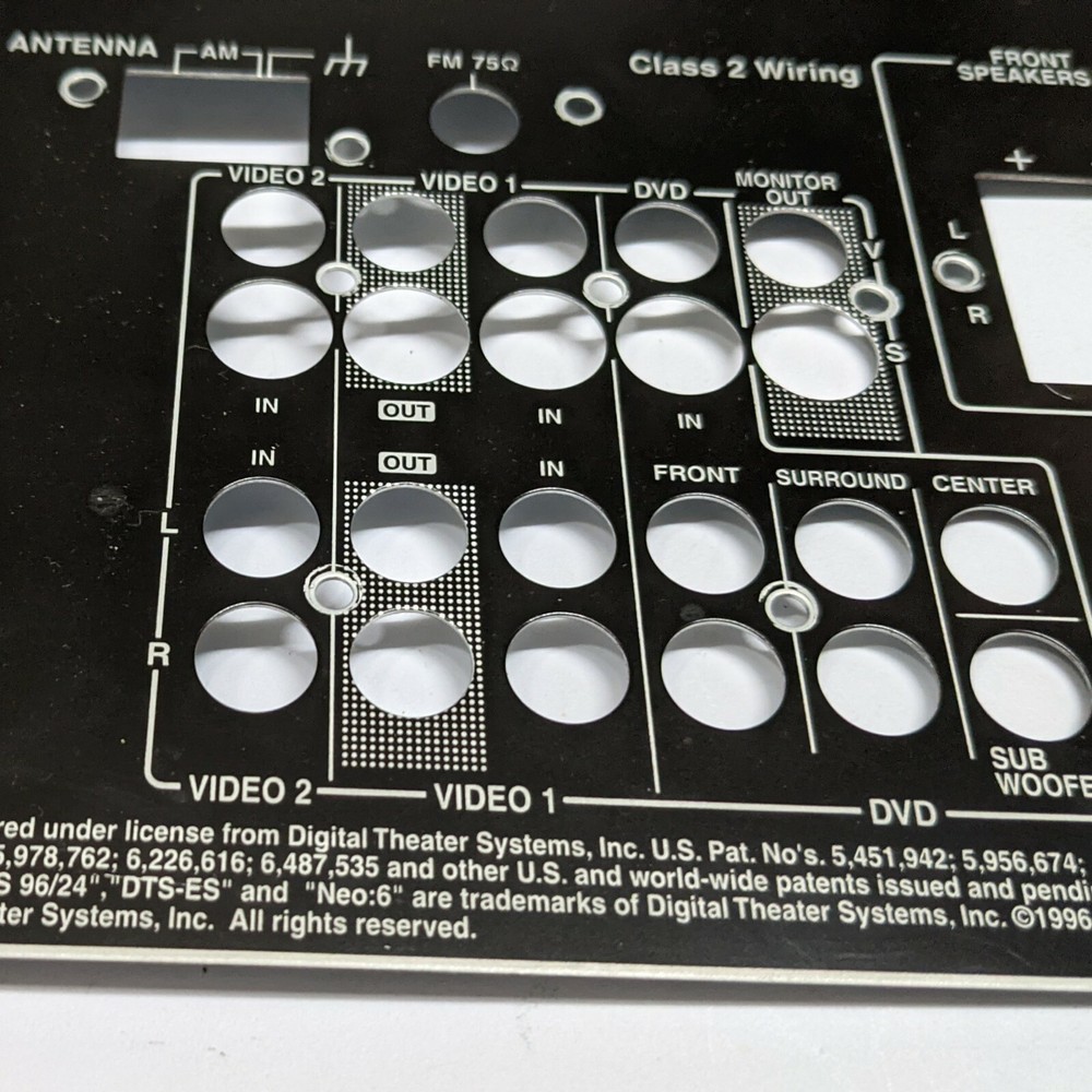 Original Back Panel Cover for Onkyo HT-R530 Receiver