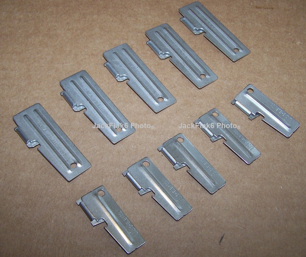 10 P-38 & P-51 Can Opener USA Shelby for Hiking Camping Scout Mess Kit P38 P51
