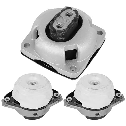 3PC Engine Motor & Trans Mounts Set (9940 9666) - Vibration Dampening Support