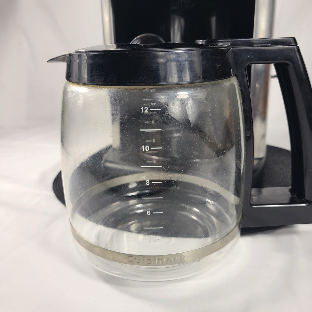 Cuisinart DCC-1200 Brew Central 12 Cup Programmable Coffee Maker Tested Works