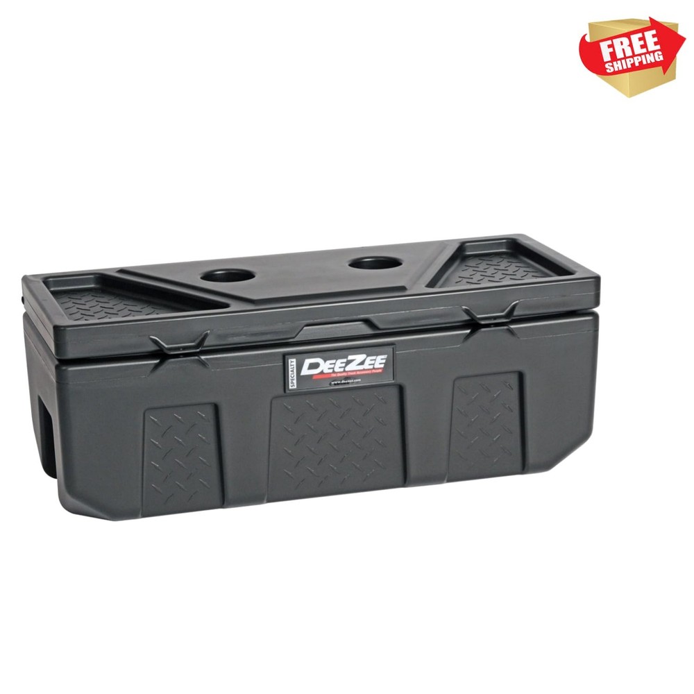 Lightweight & Durable Poly Plastic Storage Chest - 3.6 Cu. Ft. Capacity