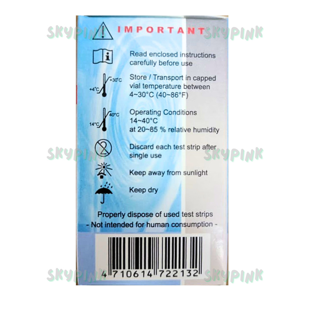 Easy Touch Test Strips For Cholesterol Level Check Original New - 10 Test Strips