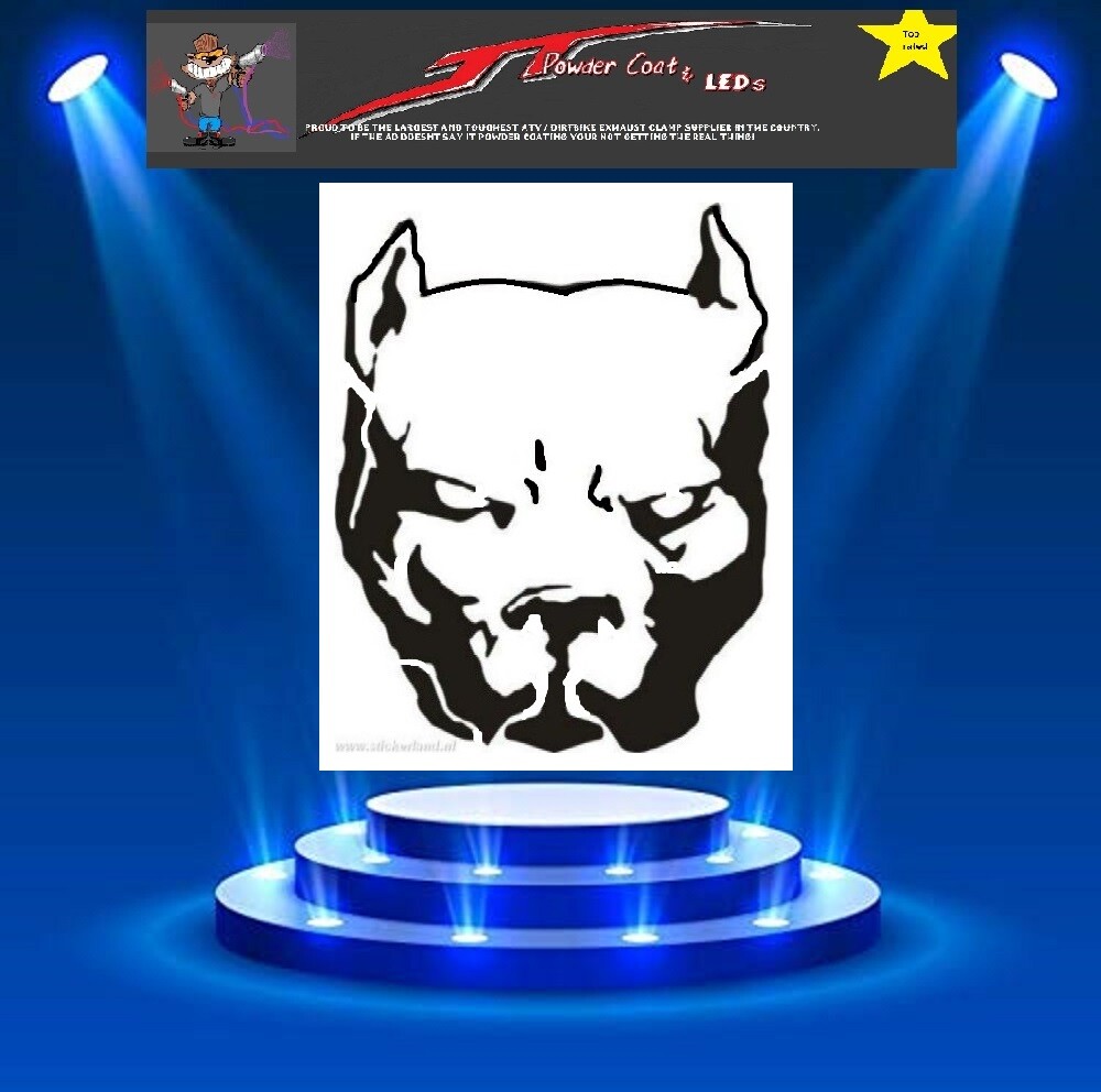 pitbull stencil Template Airbrush Paint  #1