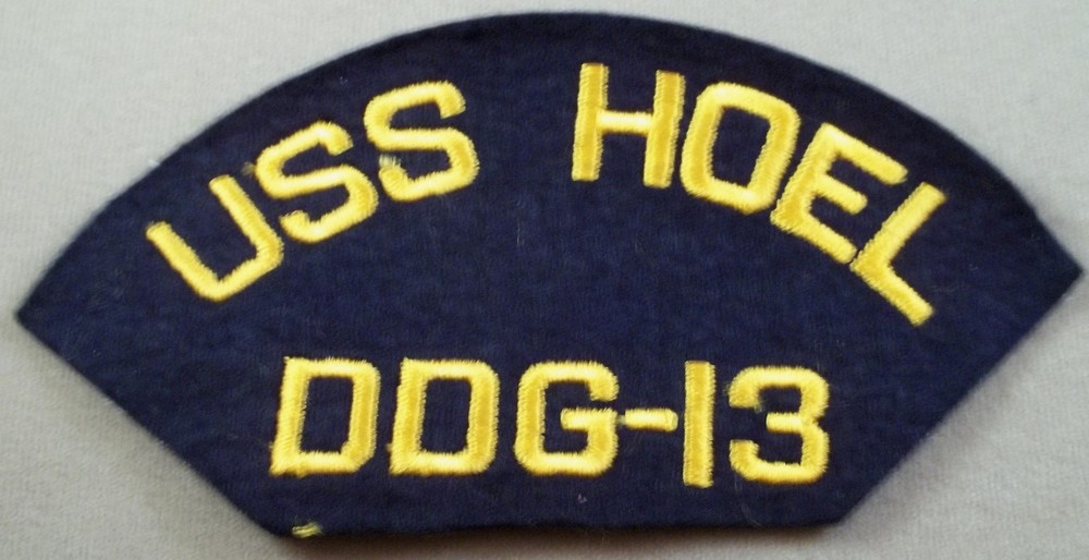 US Navy Cap Patch USS Hoel  DDG-13