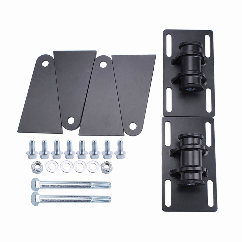 for LS Swap Conversion 5.3 Universal Adjustable Swap Mounts Weldable Cut