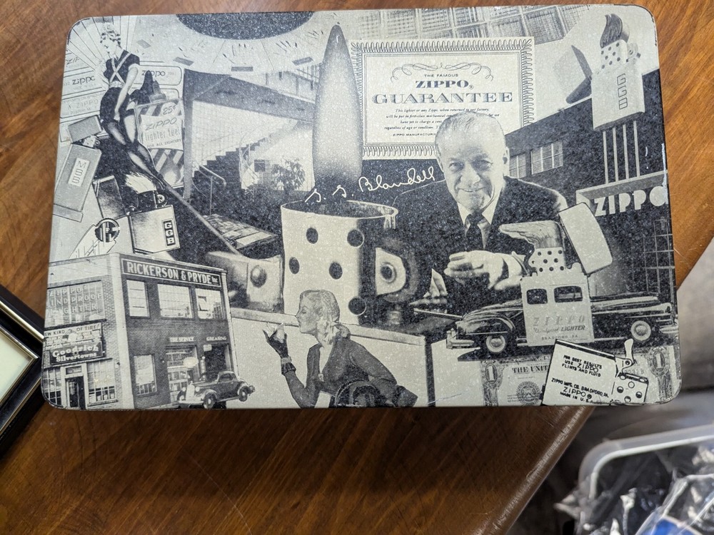 ZIPPO LIGHTER COLLECTABLE VINTAGE TIN