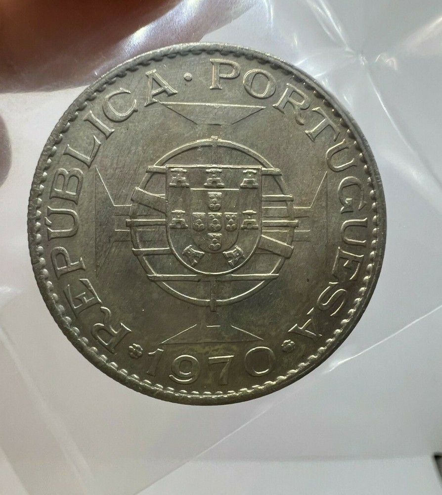Timor 1970 10 Escudos KM22 GEM BU