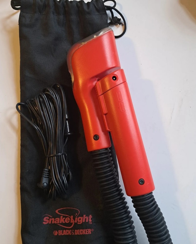 Snake Twist Light Carrying Case & DC Plug💥Black & Decker Bendable Flashlight