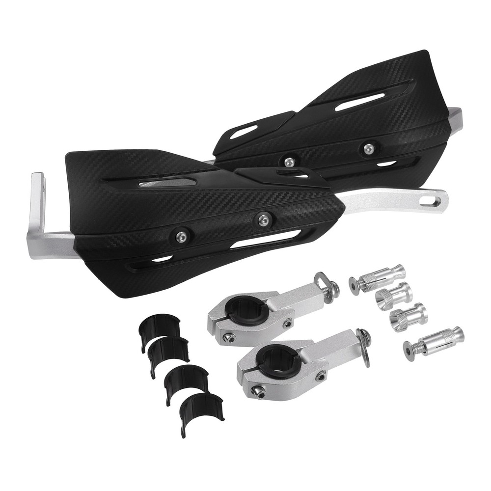 1 Set Black Off Road Motorcycle Alloy Handlebar Plastic Handguards