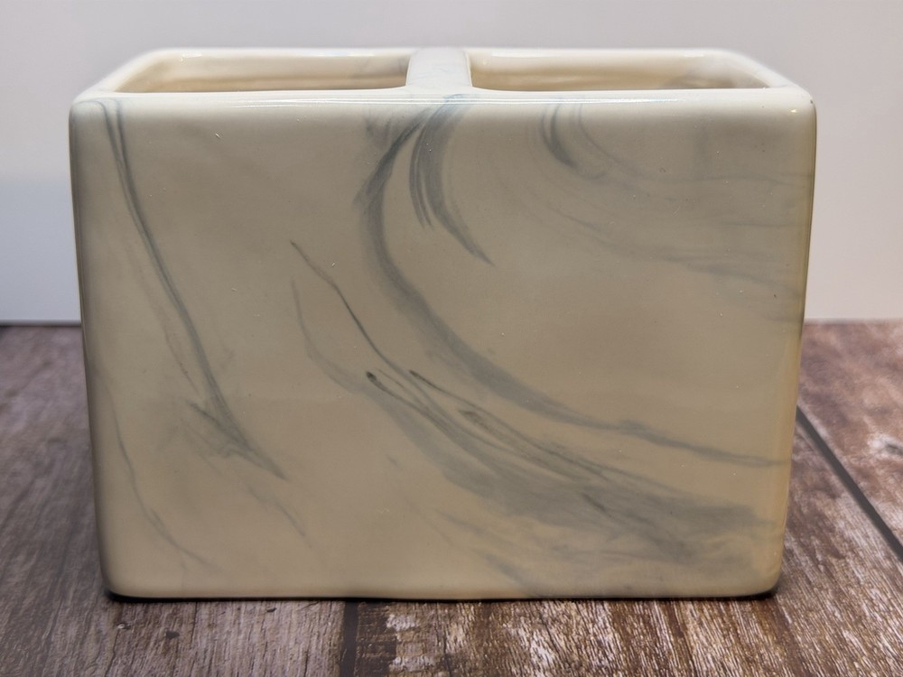 Rae Dunn Marble “Stuff” Organization Great For Your Brushes & Combs