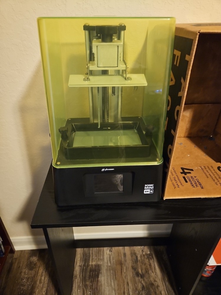 Phrozen 3D Printer, washer, and cure setup