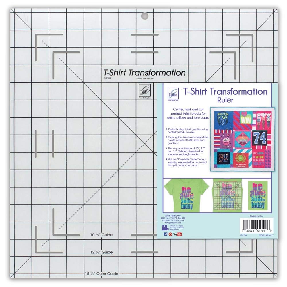 June Tailor T-shirt Transformation Ruler