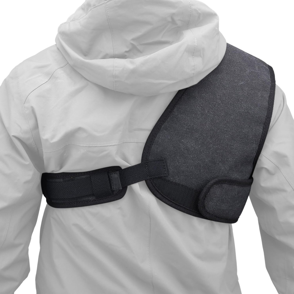 Canvas Leather Shooting Recoil Shield Shoulder Protective Shooting Pad Adjustabl