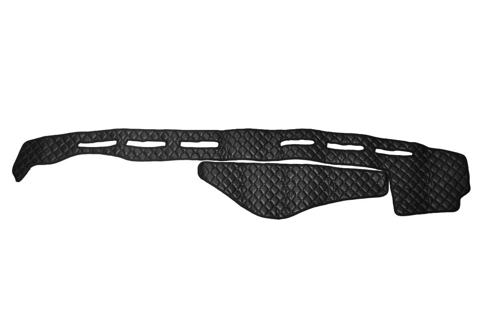 Eco-Leather Black Dashboard Panel Mat Covers for Renault K without Sensor