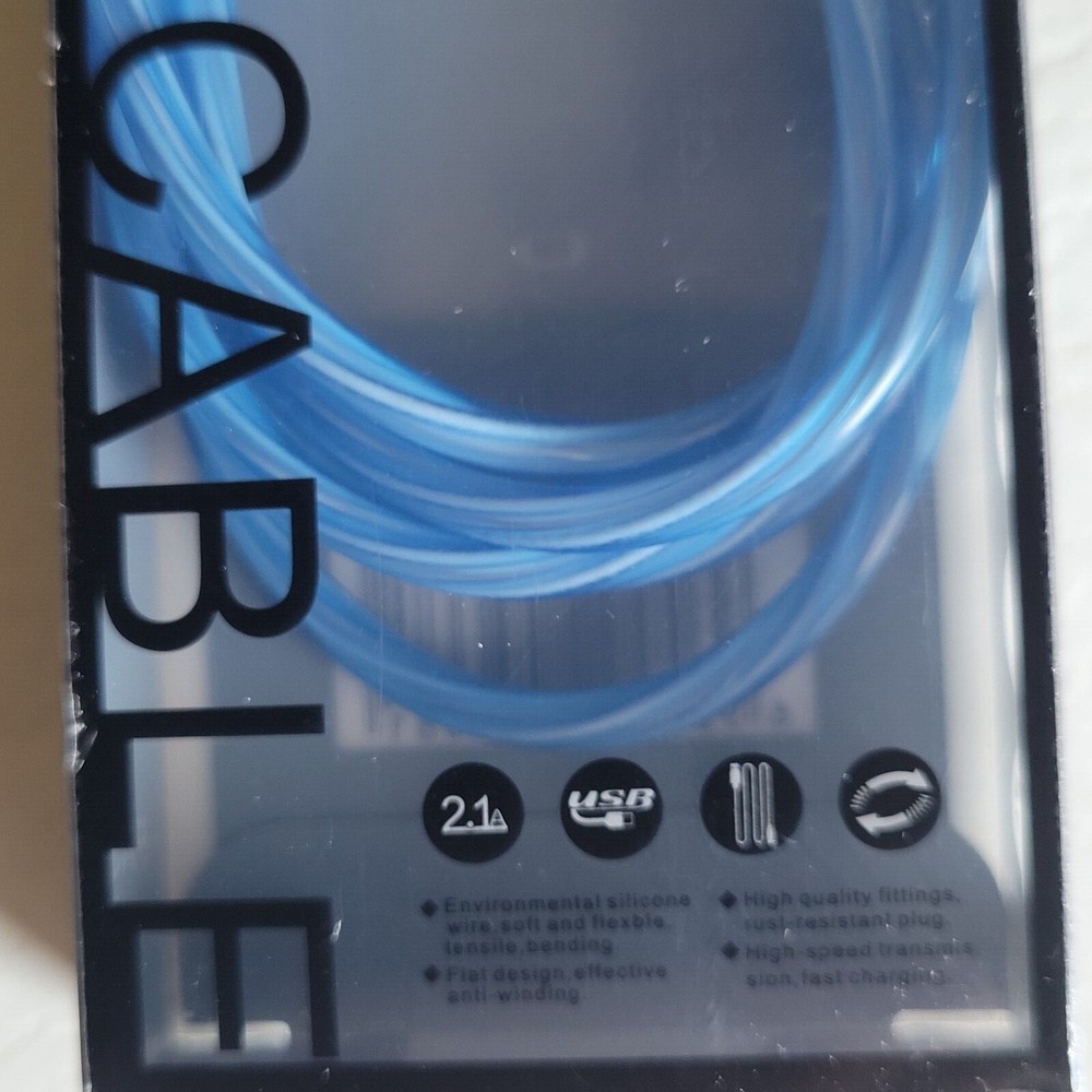 Light Up LED 3 in 1 Charging Cord Cable Multi Phone Charger Android USB iPhone