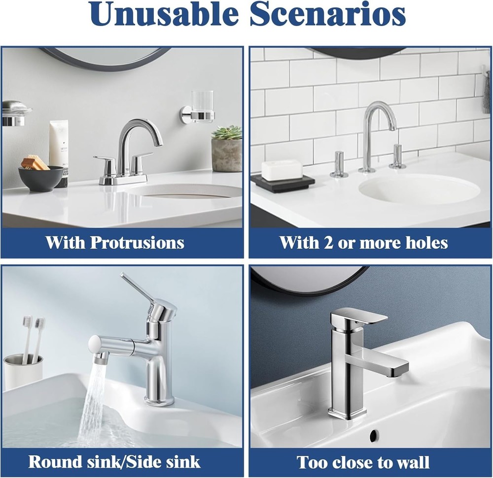 Multipurpose Silicone Sink Splash Guard - 14'' Durable Protection & Easy Install