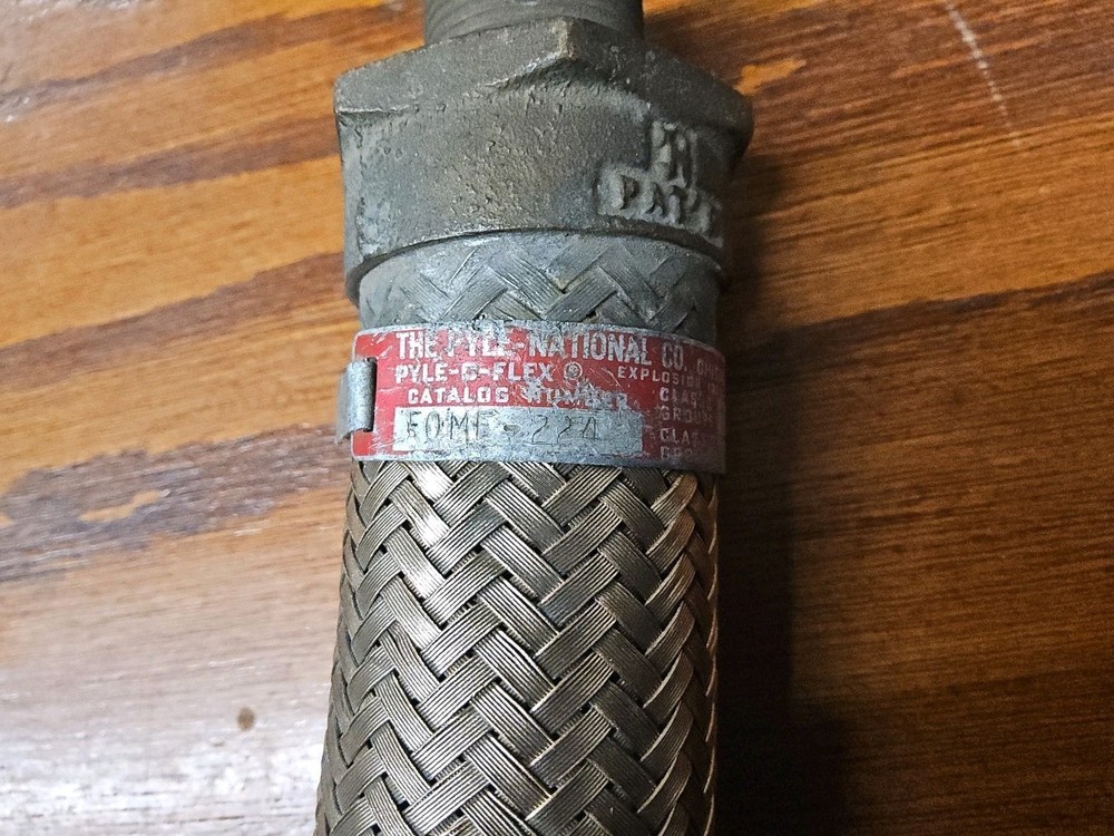 F0MF-224 THE PYLE NATIONAL EXPLOSION PROOF FLEXIBLE COUPLING 3/4 Thread 4 Inch