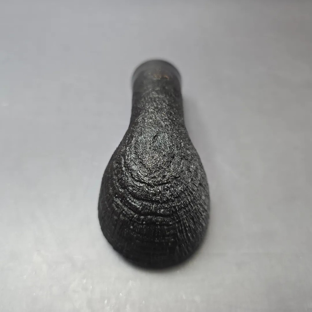 Yang Kun Partially Sandblasted Rhodesian Handmade Briar Pipe, New