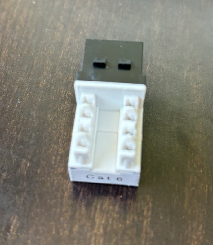 TEC MOJO 50-Pack 90-Degree Cat 6 Keystone Jack black