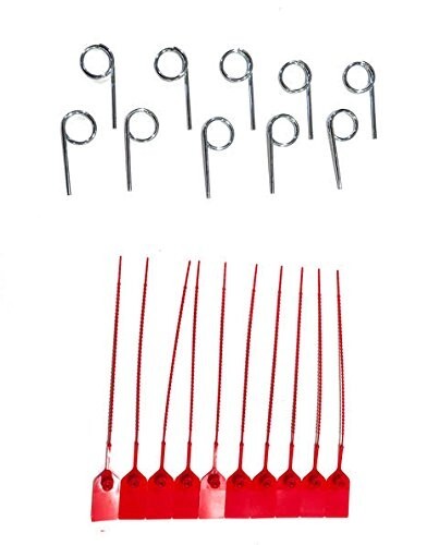 Red Tamper Seals, and Fire Extinguisher Pull PIns 10 QTY each
