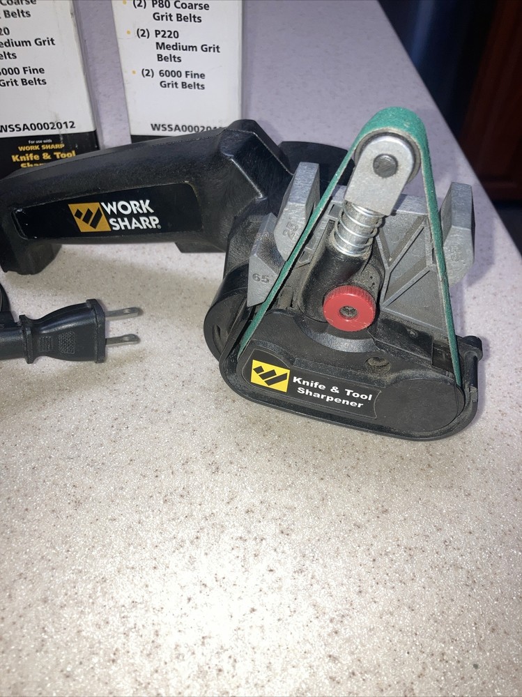 Work Sharp Knife & Tool Sharpener Black WSKTS + Extras