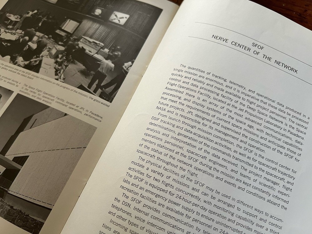 Vintage 1966 NASA Booklet - The Deep Space Network