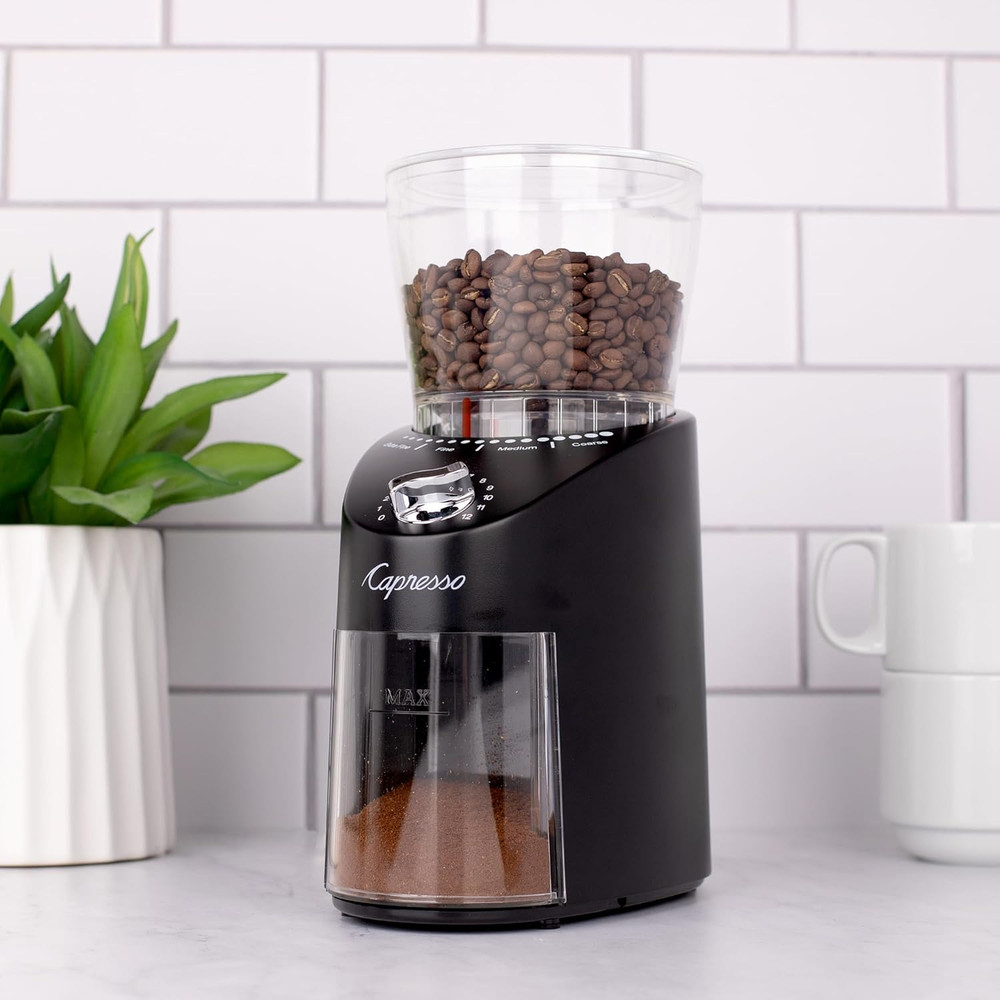 Infinity plus Conical Burr Grinder, Black