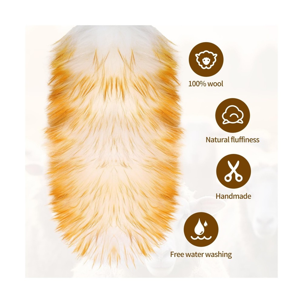 Feathers Duster,Long Telescoping Lambswool Dusters with Stainless S... Fast Ship