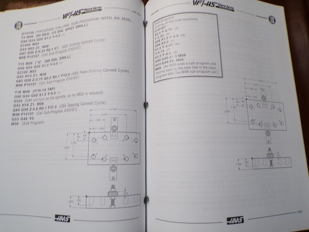 Haas VF/HS Series Programming Workbook CNC Machines 2006