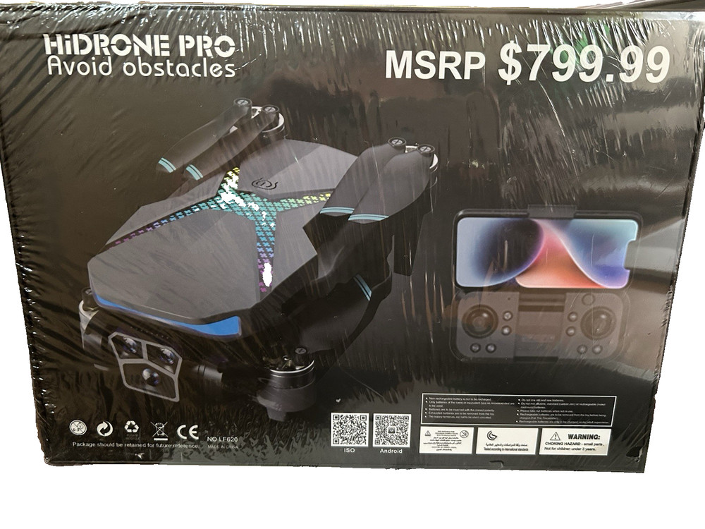 HiDrone Pro-Avoid Obstacles w/ HD camera/Optical Flow Smart Camera New