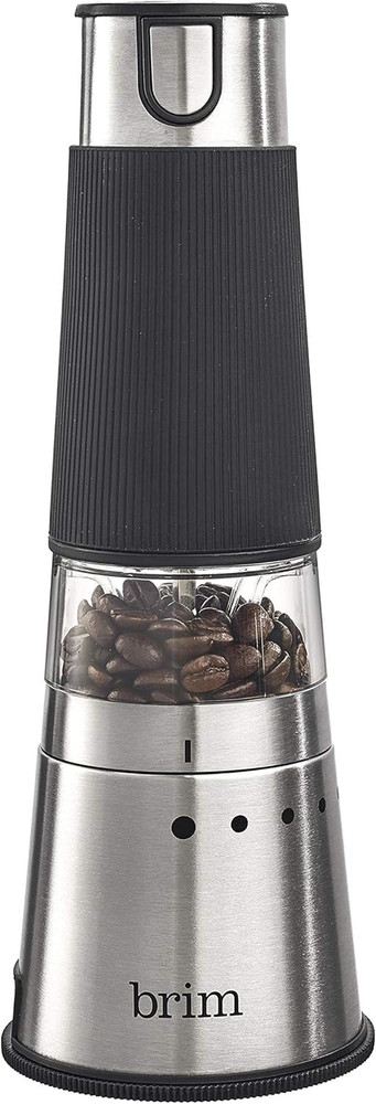 Electric Handheld Burr Coffee Grinder, Simple One-Touch Operation, 9 Precise Gri