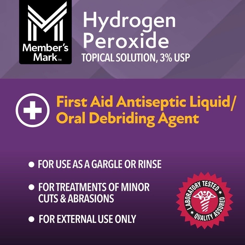 Member's Mark Hydrogen Peroxide 2 x 32 Fl. Oz