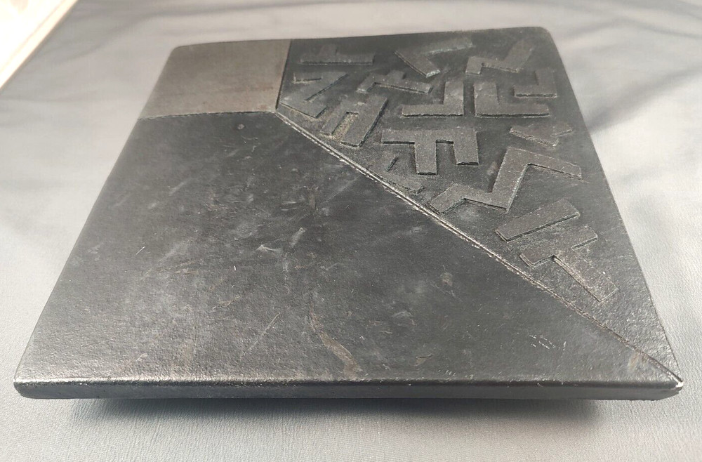 Lot of Three (3) Nell Devitt Signed Studio Art Clay Tiles