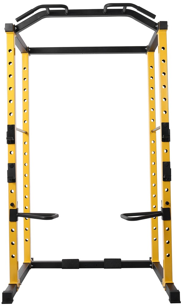 1000 Lb Capacity Adjustable Power Cage Rack Lat Pull Down Cable Crossover New
