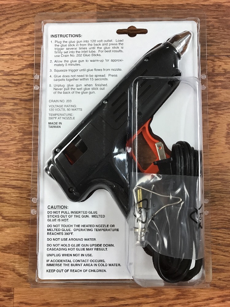 Crain 203 Glue Gun with Nozzle, 80 Watts