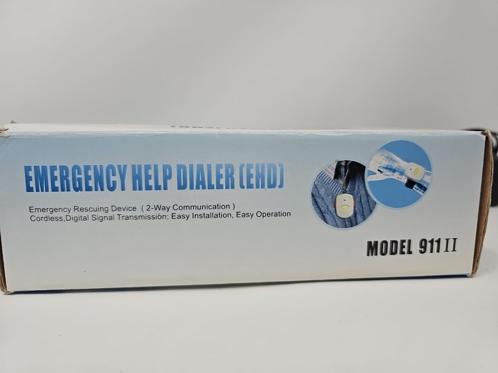 911 ii Emergency Help Dialer 2nd Generation 2-Way Talk Complete.