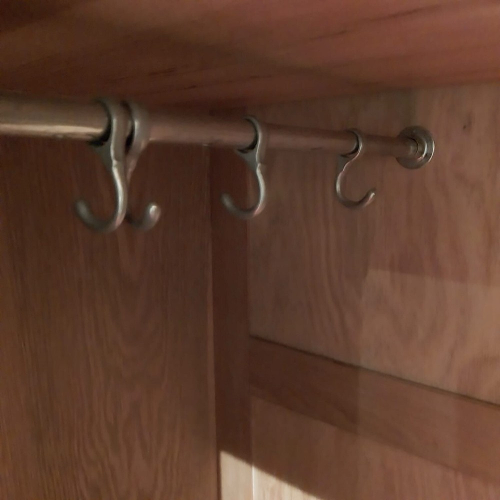 Wardrobe Hooks Rail Bar Hook Vintage