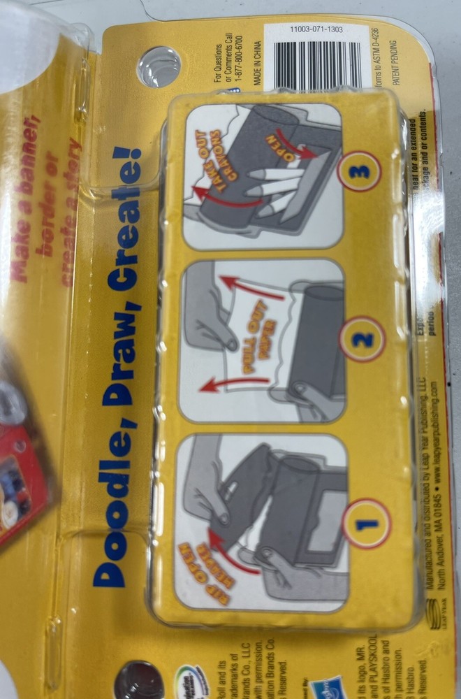 NEW Playskool Doodle Roll Activity Kit All In One Doodle Draw Create Craft