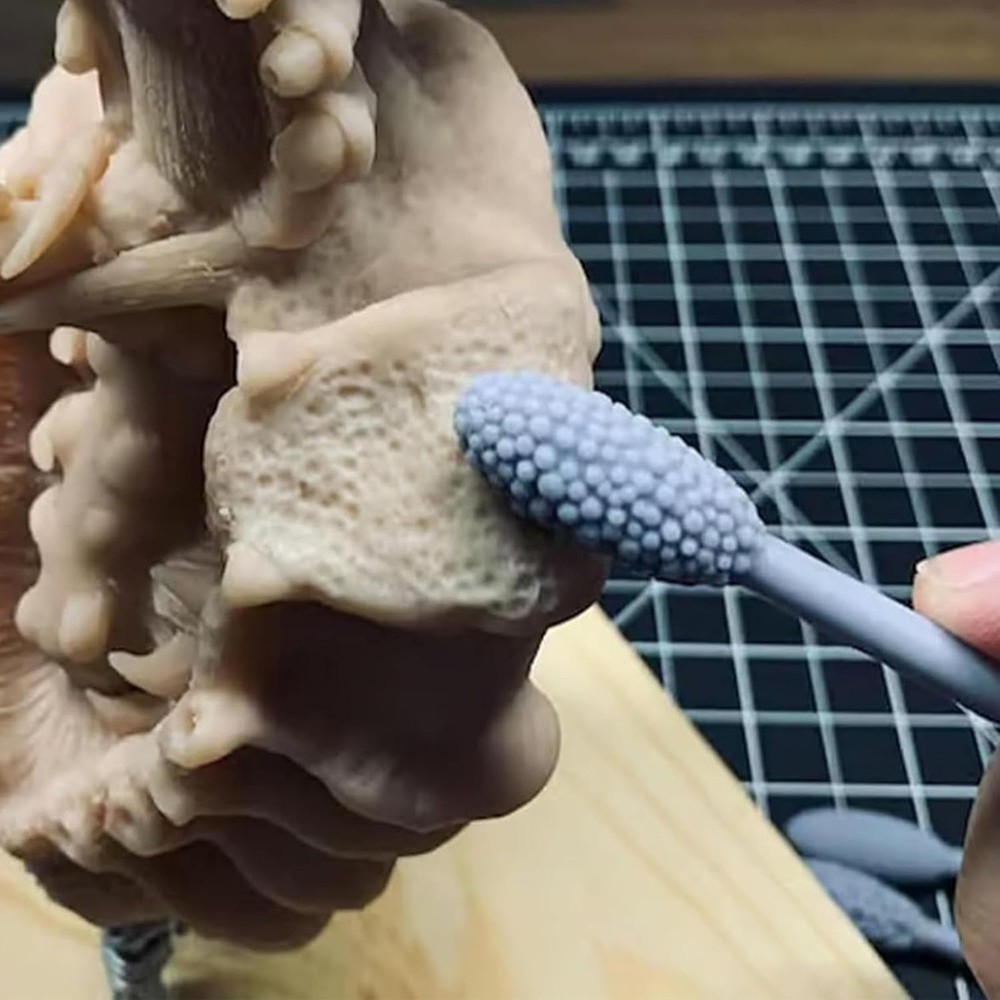 Texture Tool Set for Art Projects, 5 Piece Oval Pattern Rollers Kit,8336