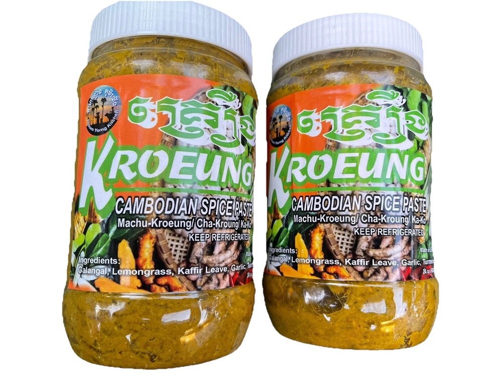 Kroeung 3 Jars (Cambodian spice Paste 17 Oz Per Jar)