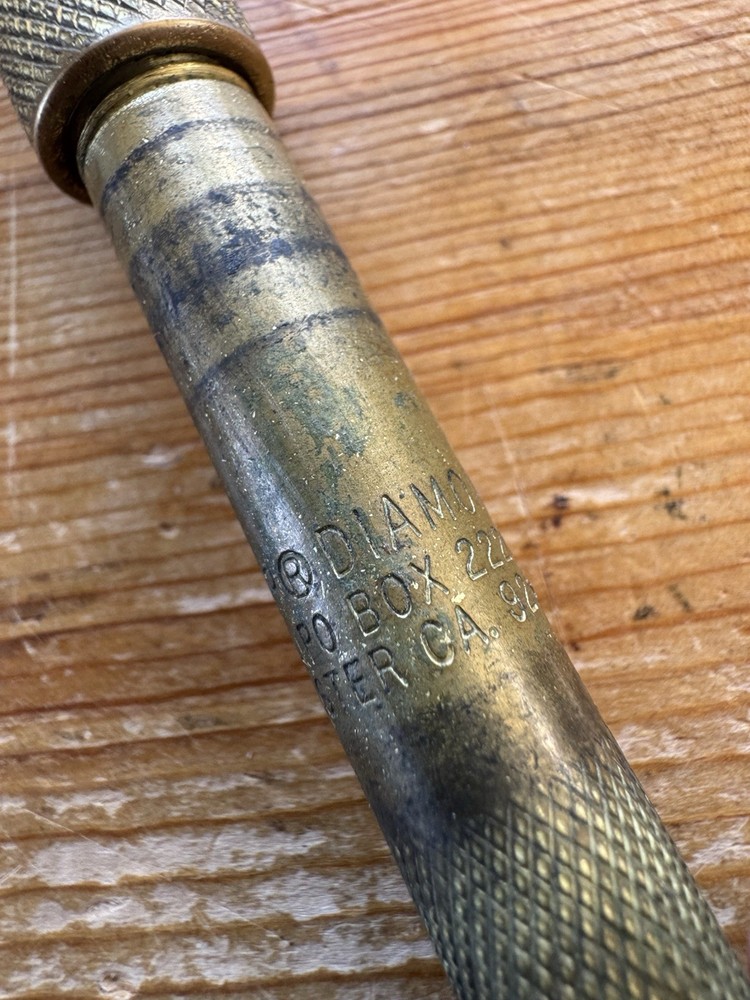 EZE Lap Diamond M Sharpener Rod w/ Leather Sheath