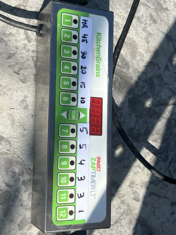 Kitchenbrains Zaptimer Commercial Kitchen Timer 12 Settings!