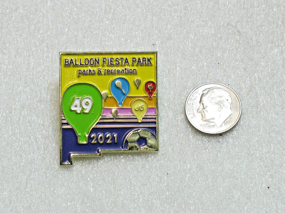 49th Albuquerque Balloon Fiesta 2021 New Mexico Lapel Pin Back