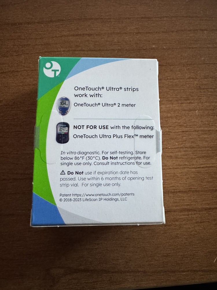 One Touch Ultra Test Strips - 100 Count 1/27 Expiration Date
