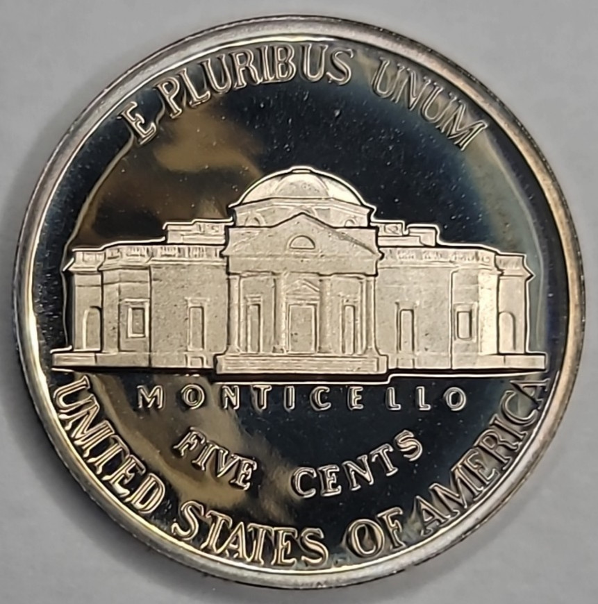 1985 S DCAM PROOF JEFFERSON NICKEL