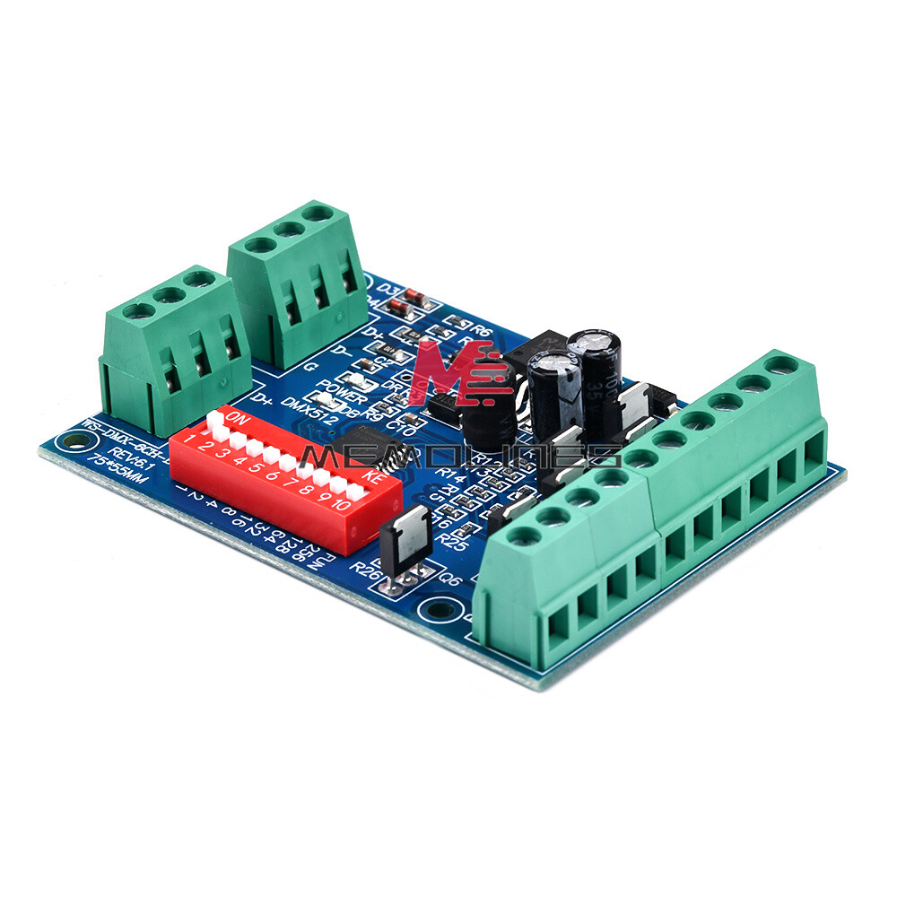 DMX512 Decoder 6CH Channel RGBW Controller led stage Dj lighting CMOS Output New